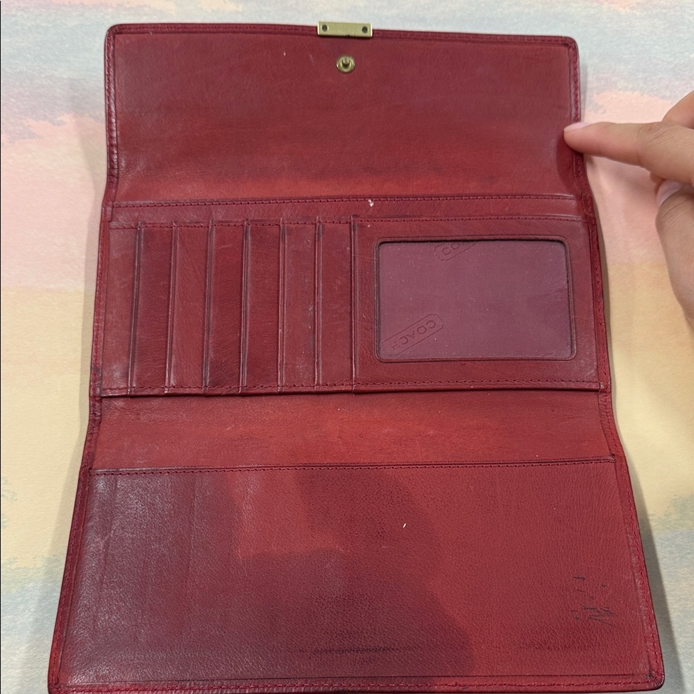 Coach Lexington Checkbook Wallet - Picture 4 of 4